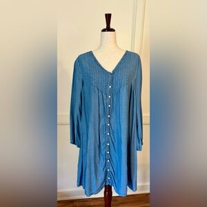 Old navy chambray swing dress M